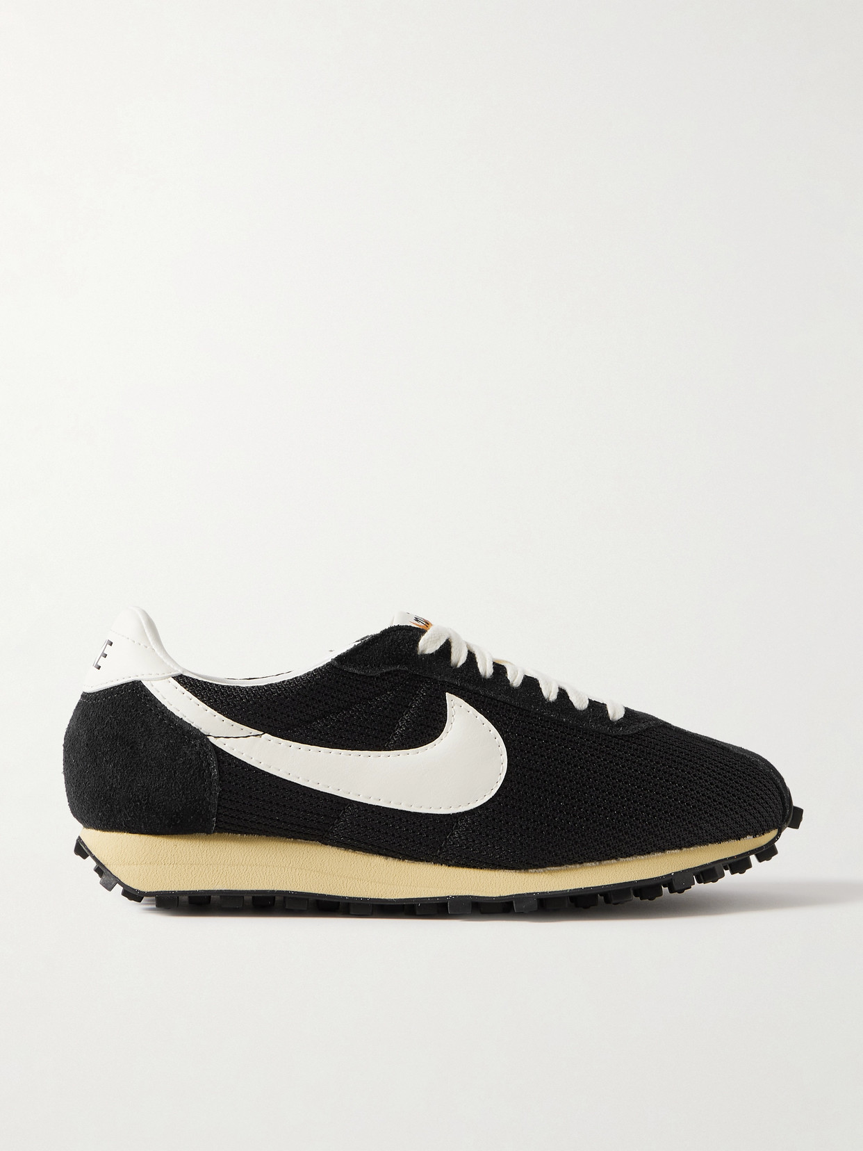 Nike - Ld-1000 Leather And Suede-trimmed Mesh Sneakers - Black