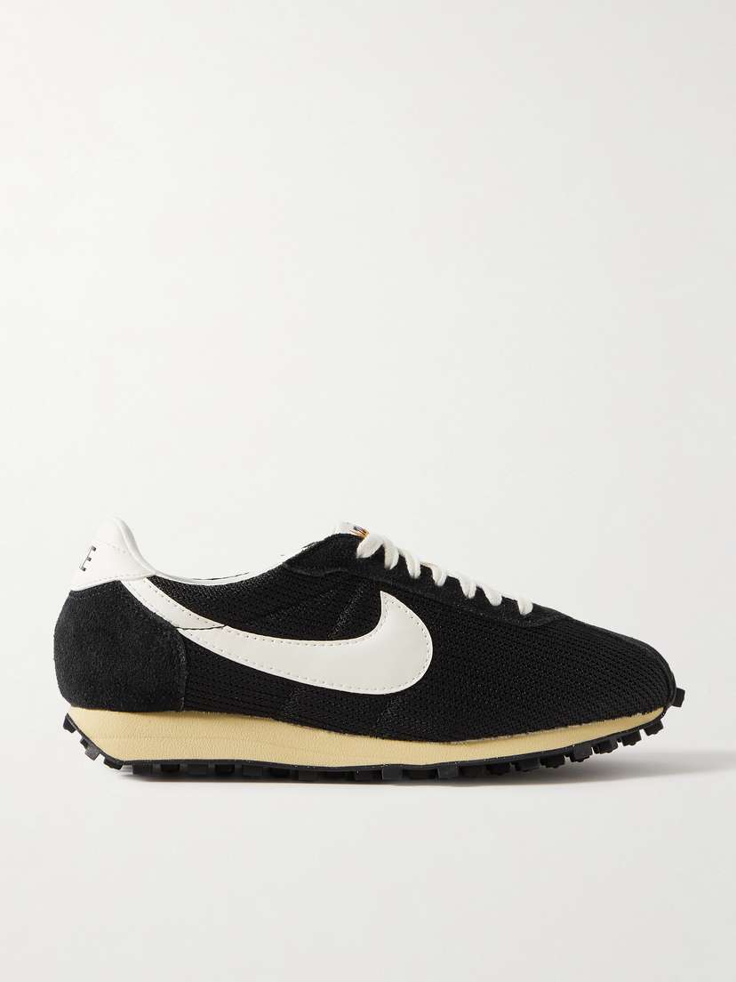 Nike Ld-1000 Leather And Suede-trimmed Mesh Sneakers