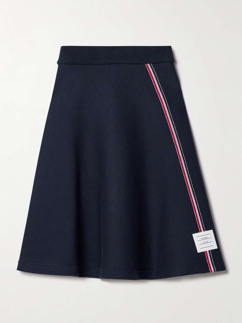 Thom Browne Striped Cotton Skirt