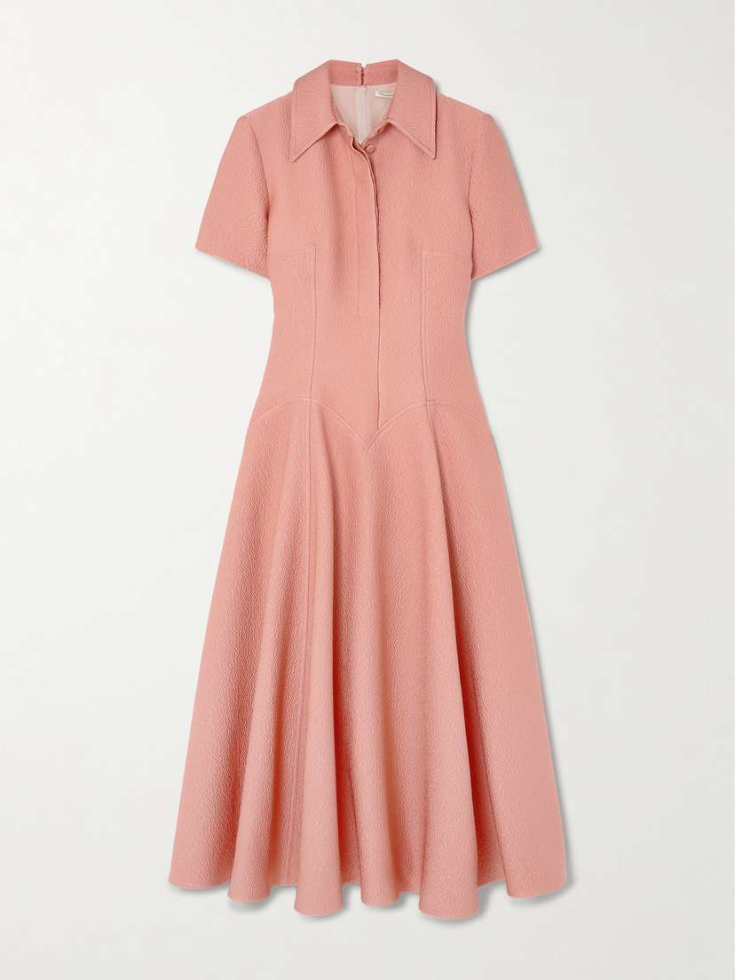 Emilia Wickstead Jody Cloqué Midi Dress - UK 16