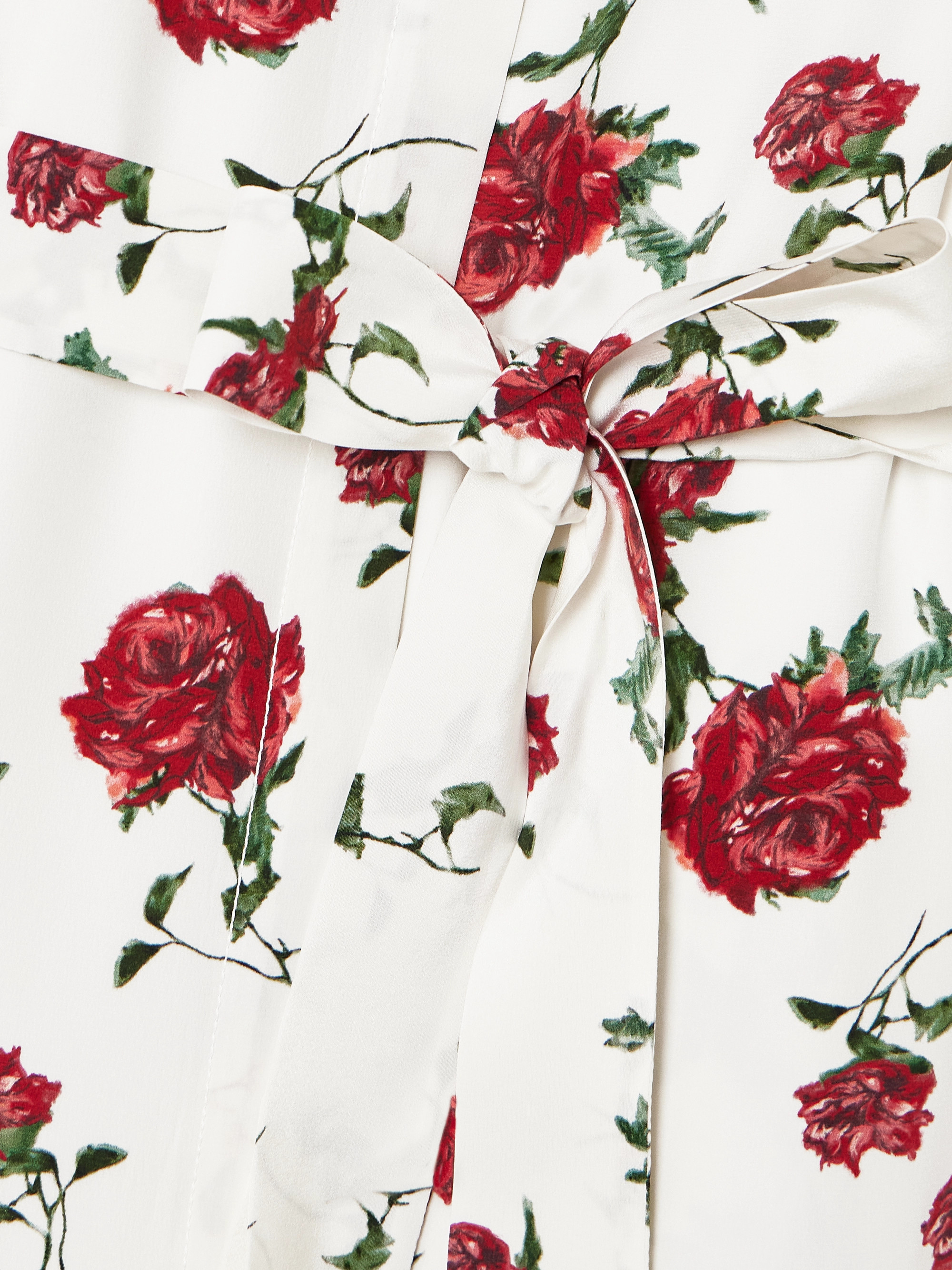 Emilia Wickstead Deirdre belted floral-print silk-crepe midi shirt dress