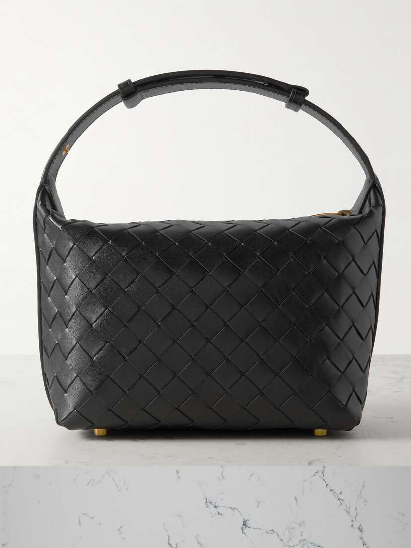 Bottega Veneta Wallace Mini Intrecciato Leather Shoulder Bag