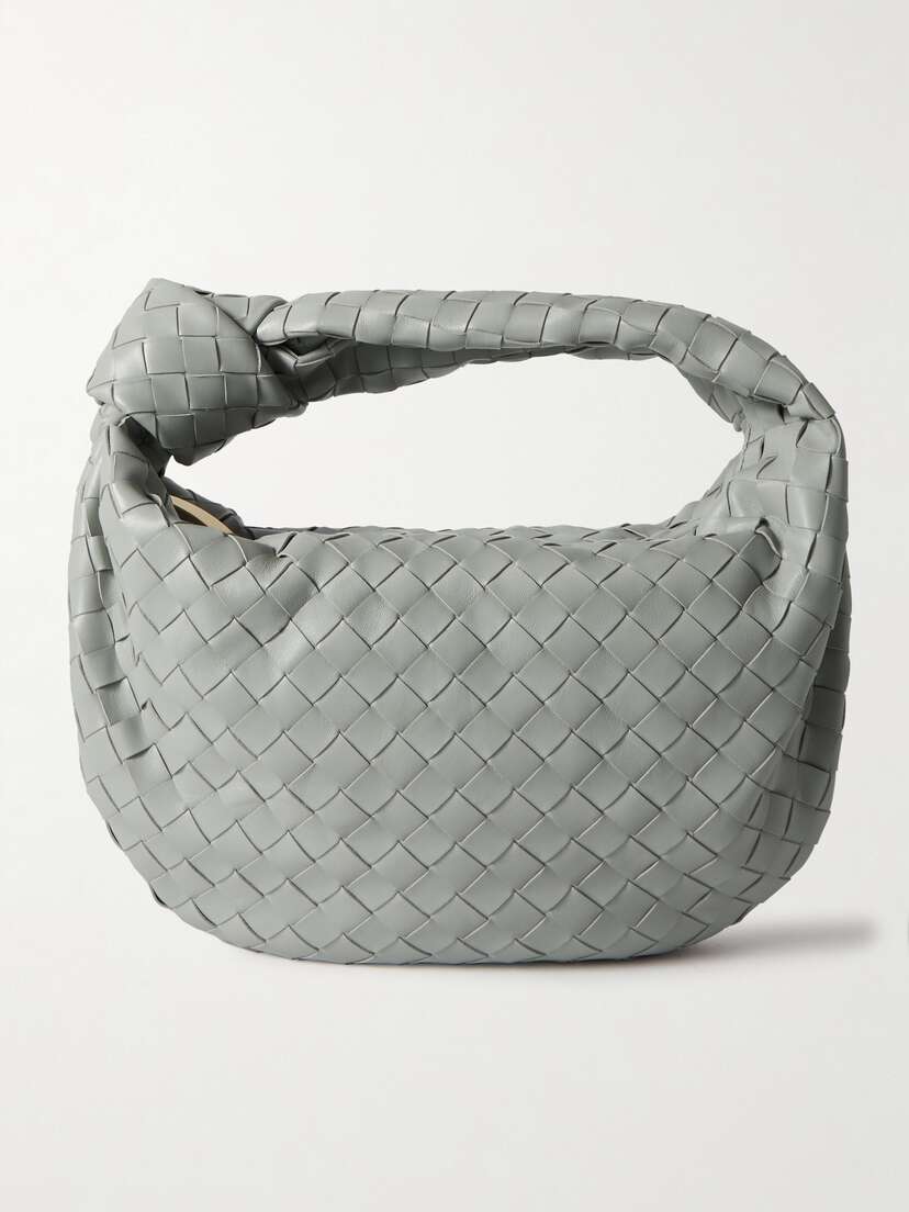 Bottega Veneta Jodie Teen Mini Knotted Intrecciato Leather Tote