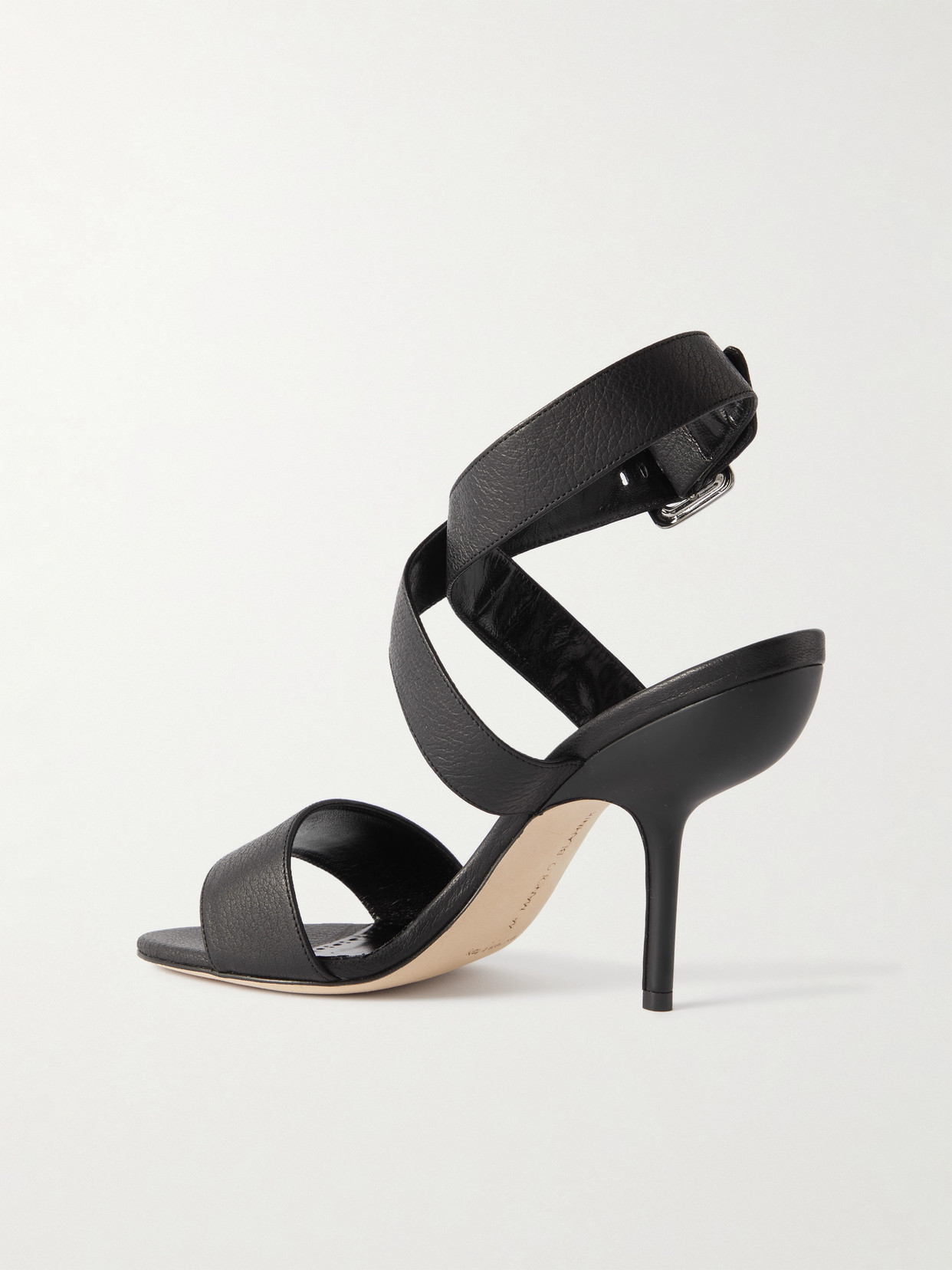 Helua 105 Textured-Leather Sandals