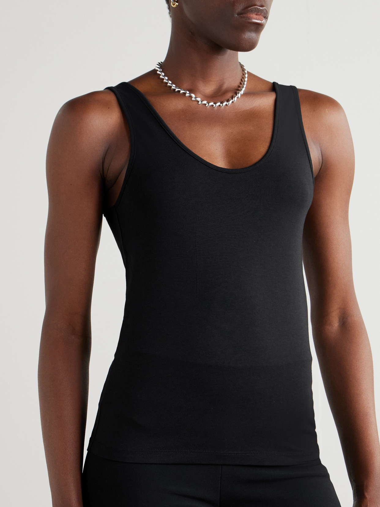 Stretch Lyocell And Organic Cotton-Blend Jersey Tank Top