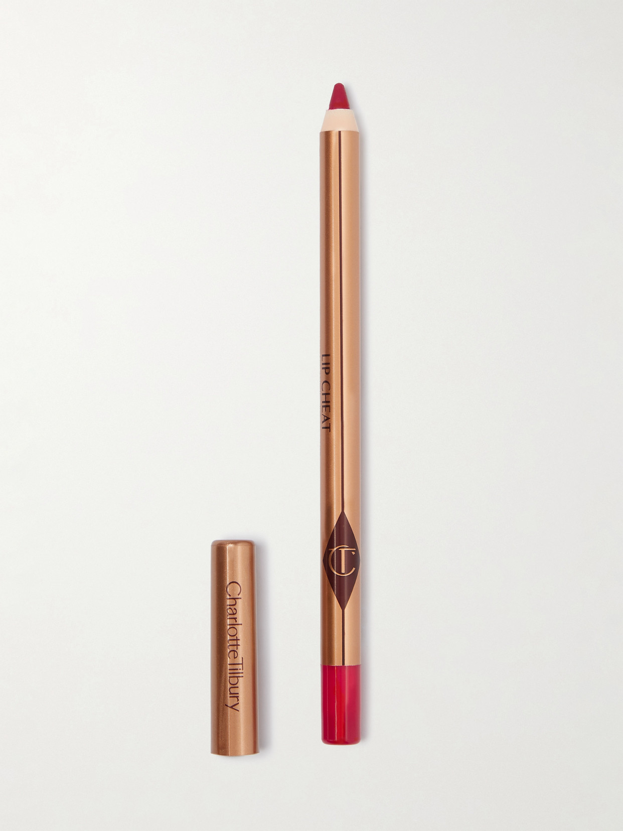 Charlotte Tilbury Lip Cheat Lip Liner - Red Carpet Red In White