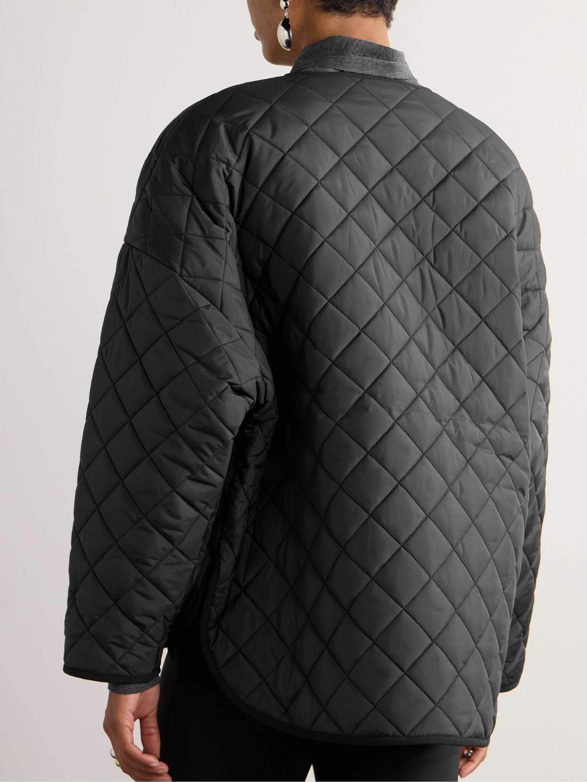 TOTEME Quilted recycled shell jacket