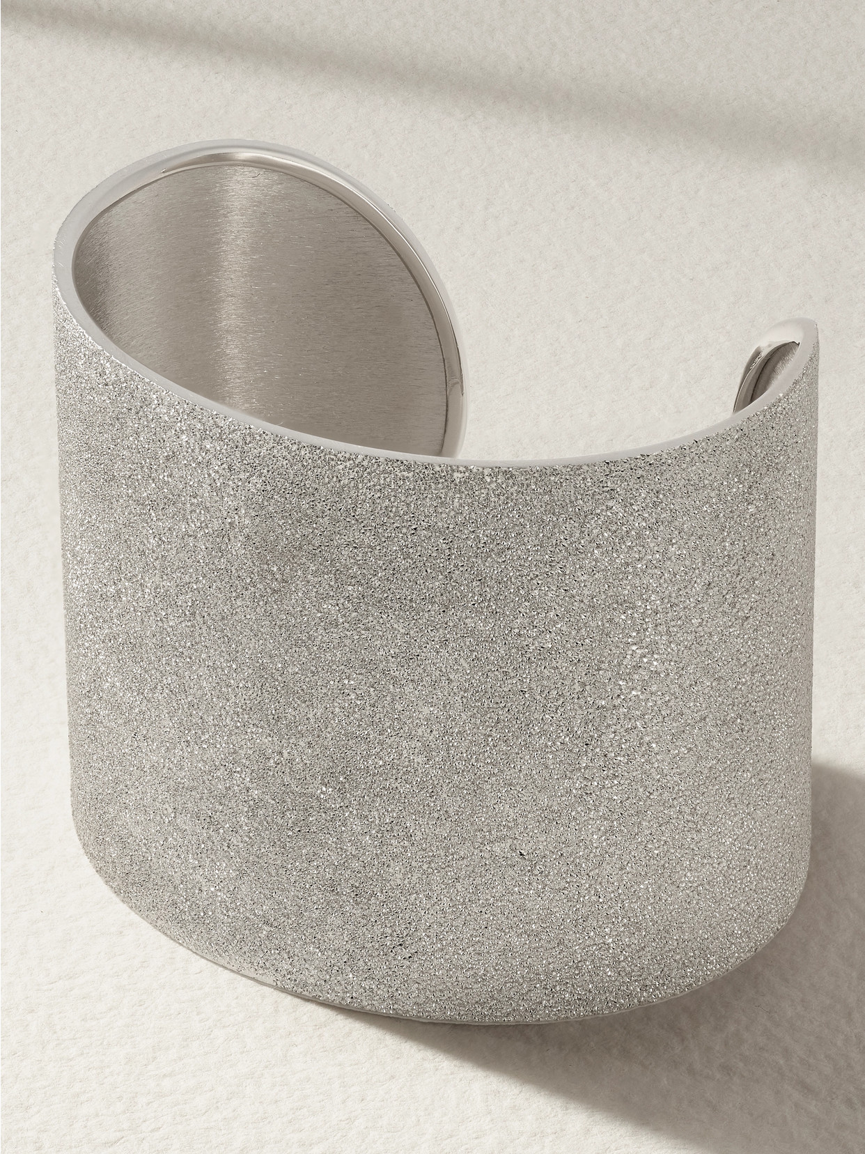 Carolina Bucci Florentine 18-karat White Gold Cuff