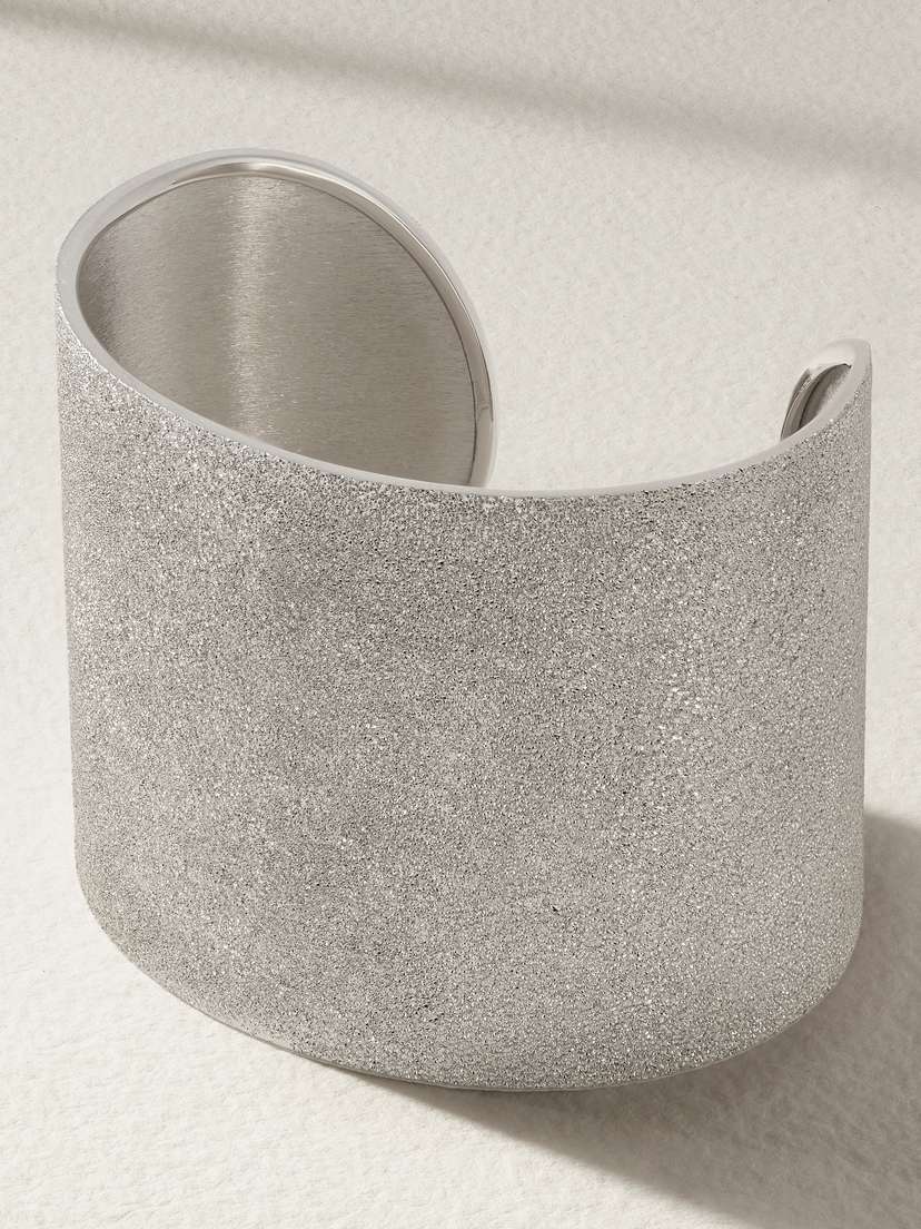 Carolina Bucci Florentine 18-karat White Gold Cuff