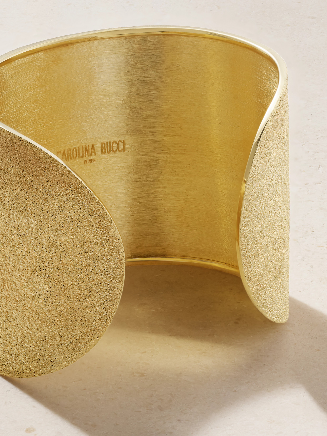 CAROLINA BUCCI FLORENTINE 18-KARAT GOLD CUFF