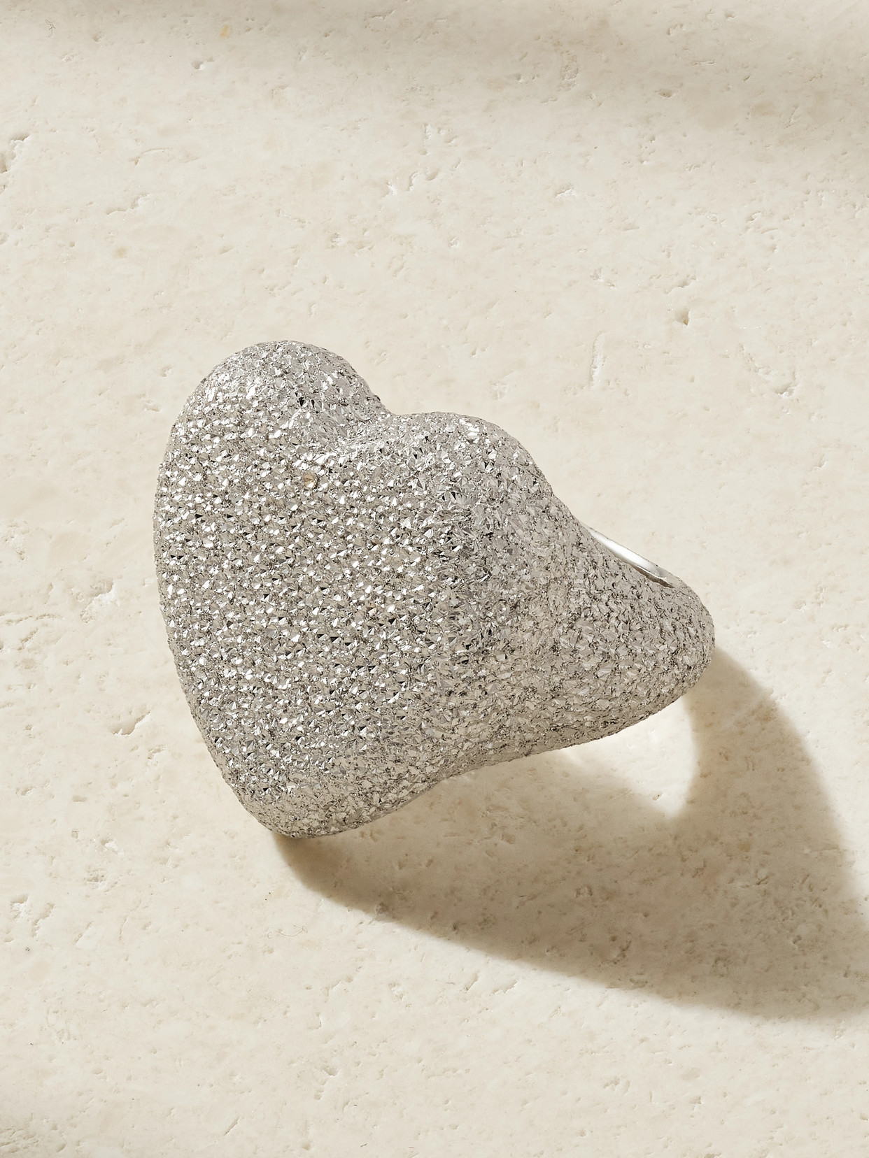 Carolina Bucci Cuore 18-karat White Gold Ring