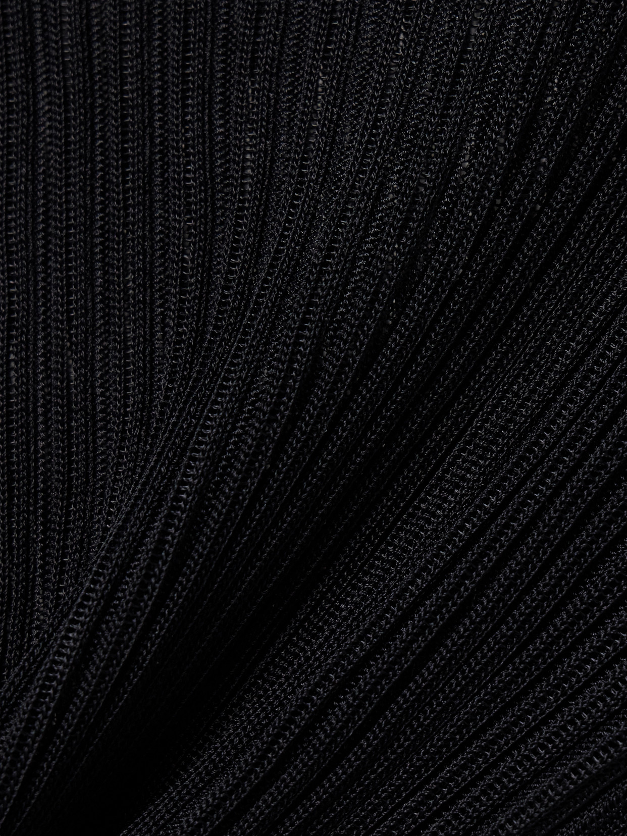 Fforme Elin Ribbed-knit Turtleneck Sweater In Black
