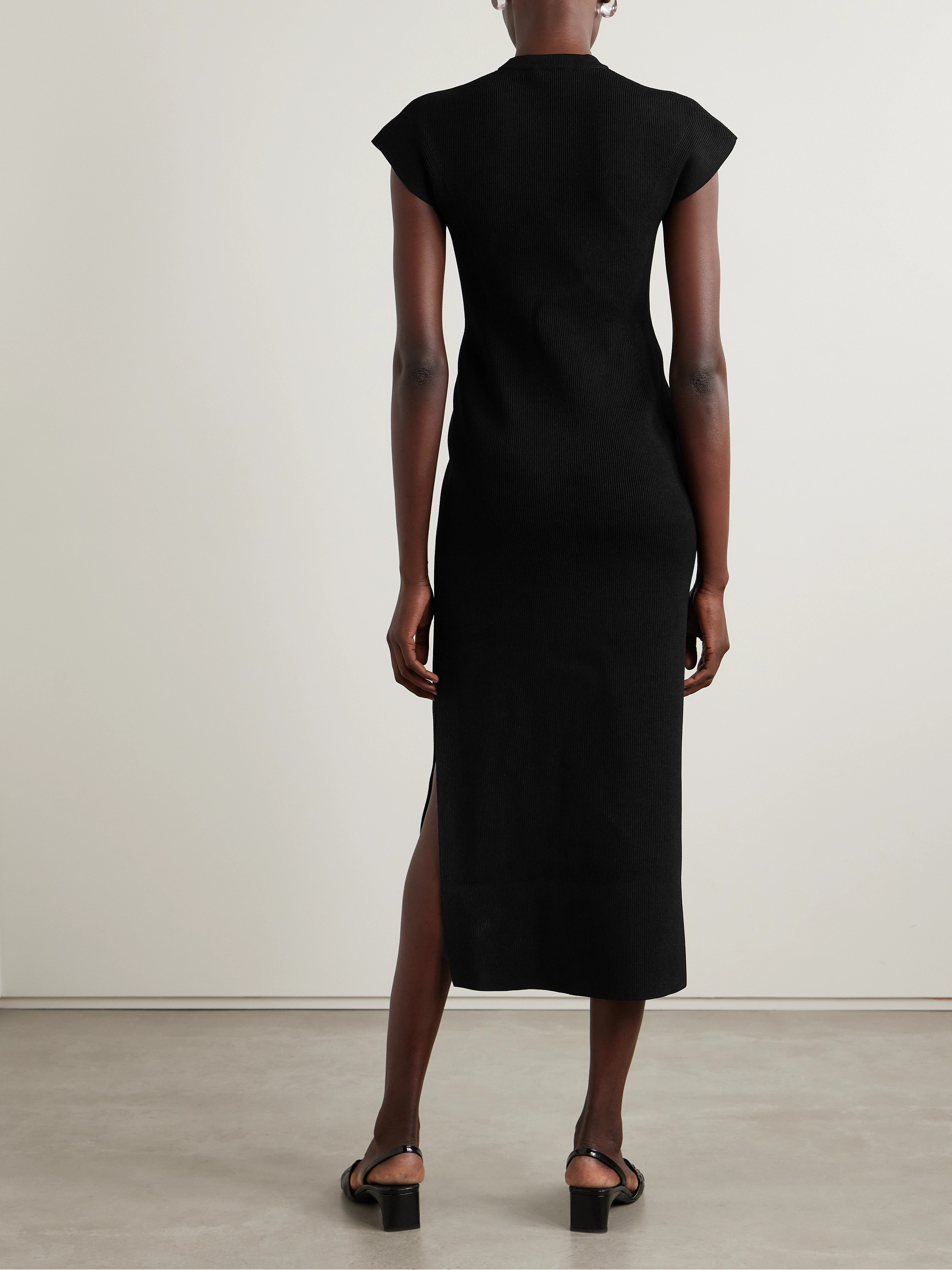 Fforme Saiba ribbed-knit midi dress thumbnail