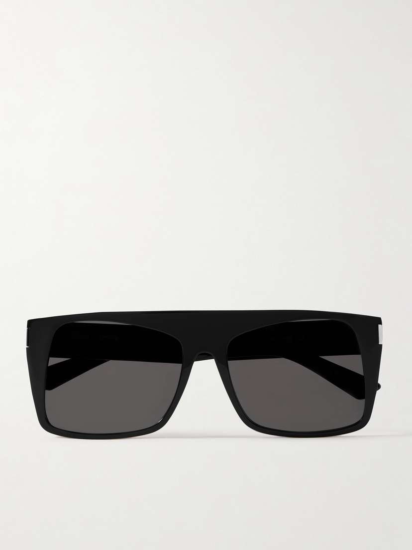 Saint Laurent Eyewear Vitti Oversized Square-frame Acetate Sunglasses