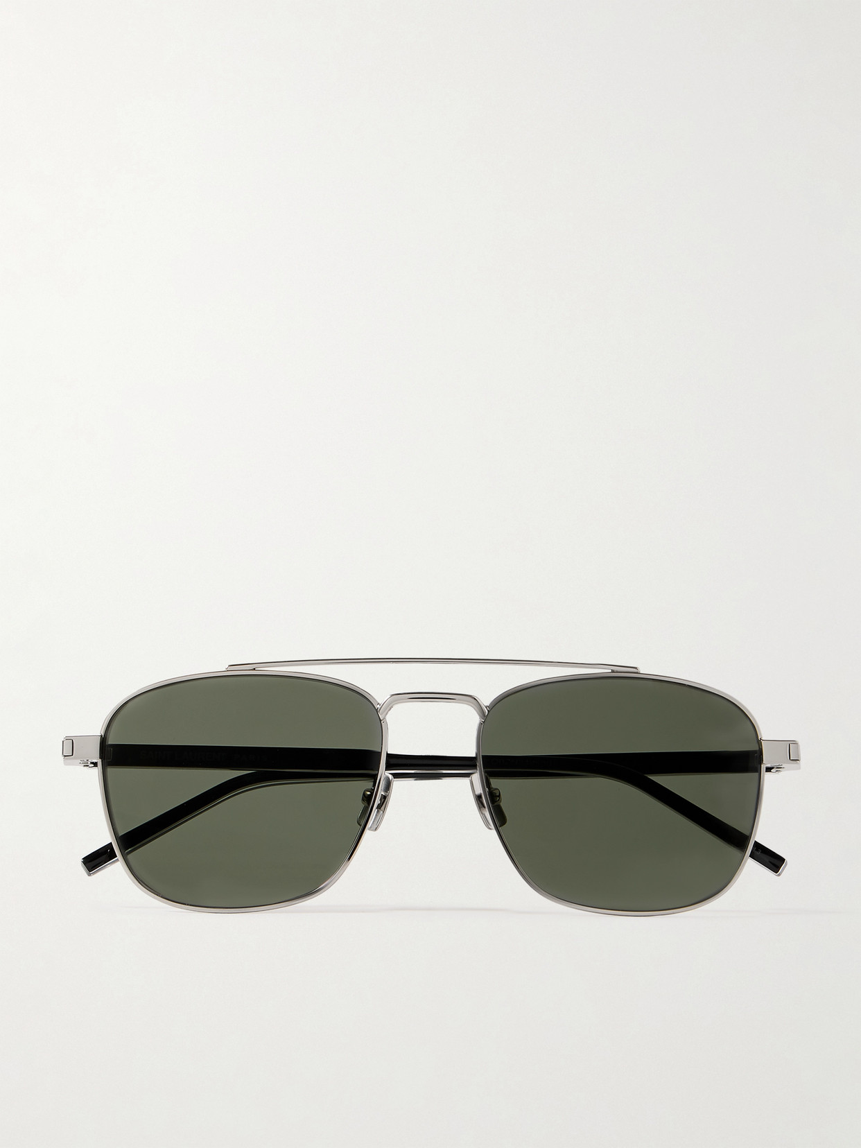 Saint Laurent Aviator-style Acetate And Silver-tone Sunglasses