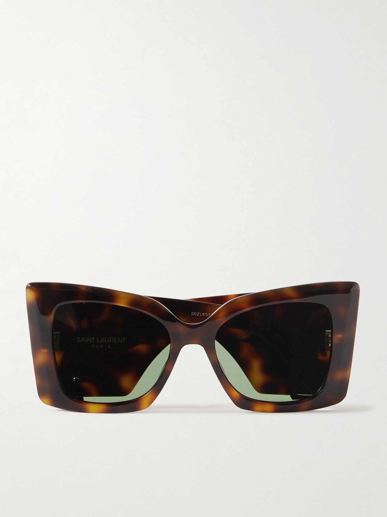 Saint Laurent Blaze Oversized Cat-eye Tortoiseshell Acetate Sunglasses