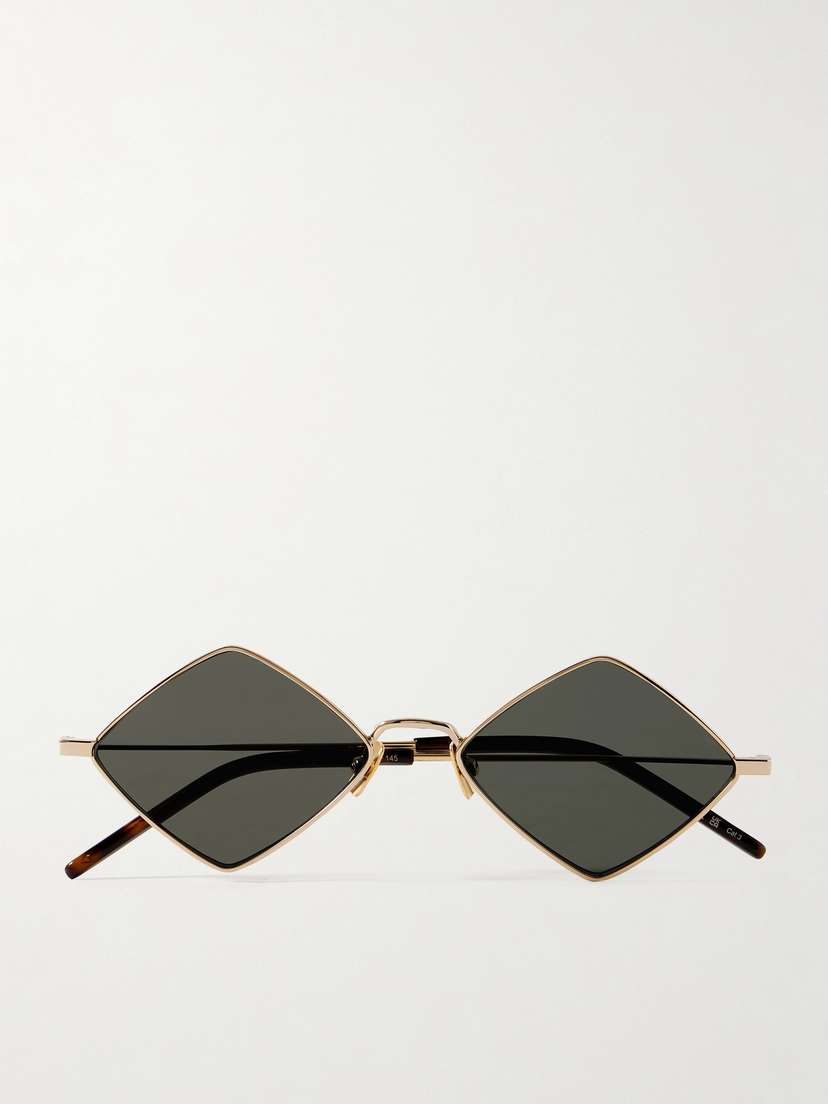 Saint Laurent Eyewear Lisa Square-frame Metal Sunglasses