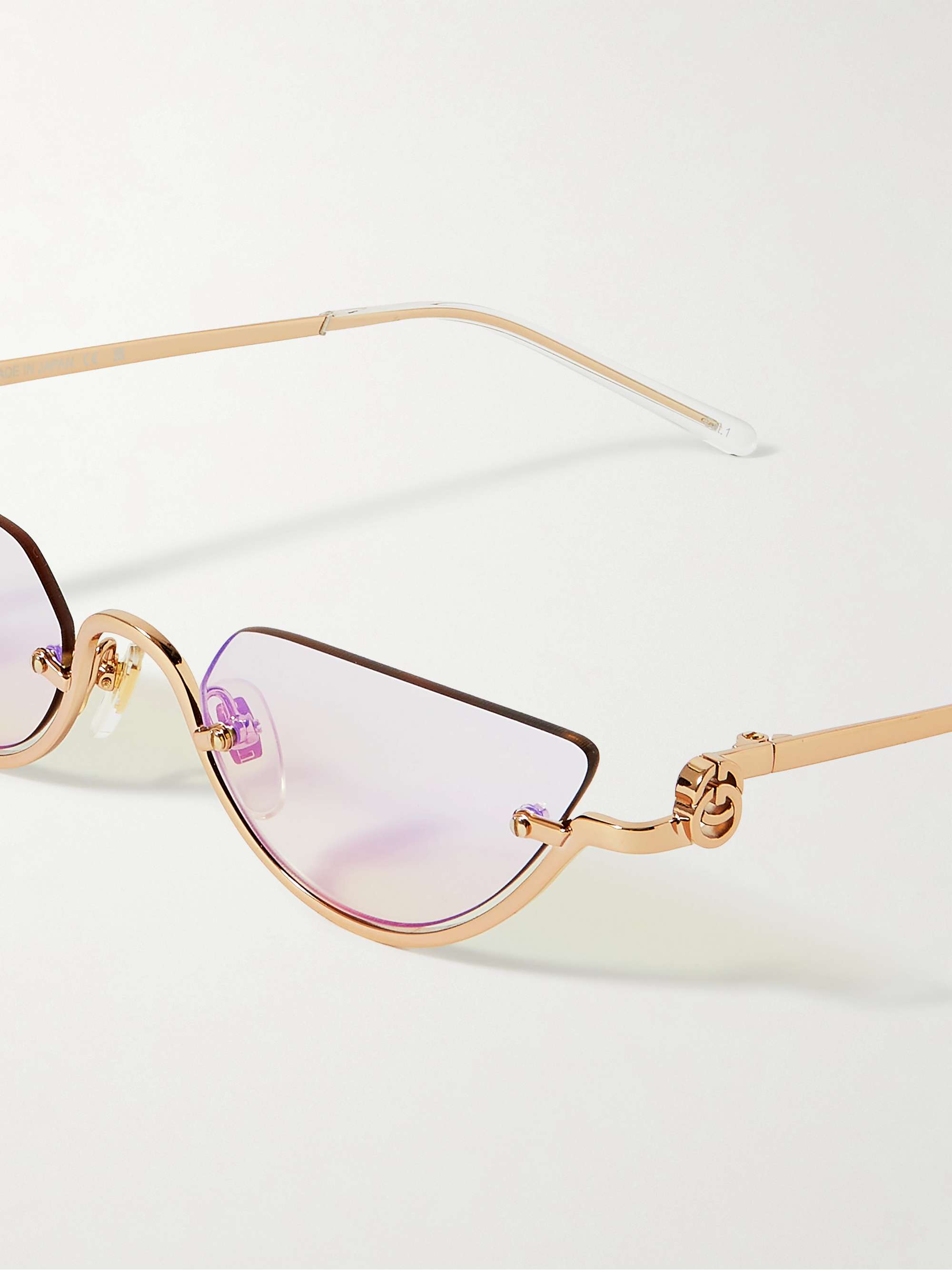 小物 archive GUCCI half-rim eyewear tech y2k archive GUCCI half-rim eyewear tech y2k