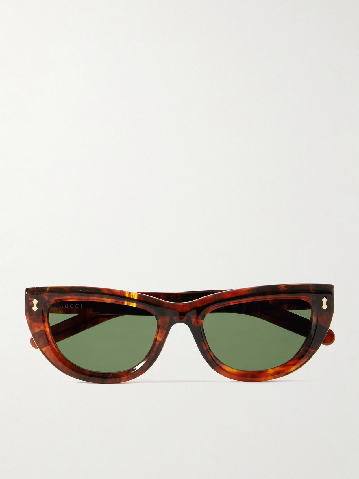 GUCCI EYEWEAR - Cat-eye Tortoiseshell Acetate Sunglasses - One size