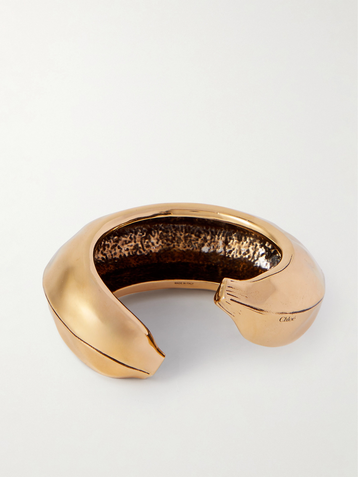Chloé Banana Gold-tone Cuff In Gold