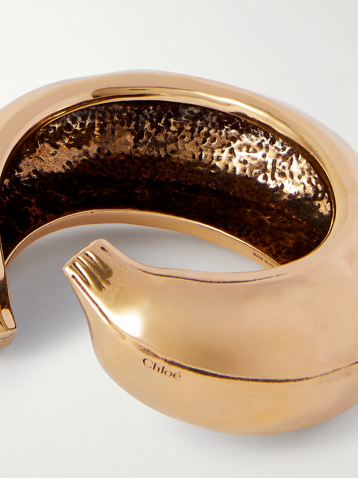 Chloé Banana Gold-tone Cuff In Gold