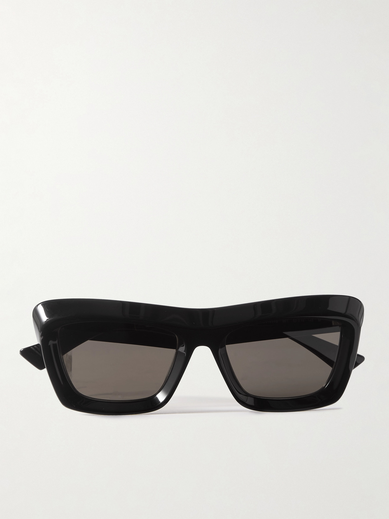 BOTTEGA VENETA EYEWEAR - Oversized Square-frame Acetate Sunglasses - Black