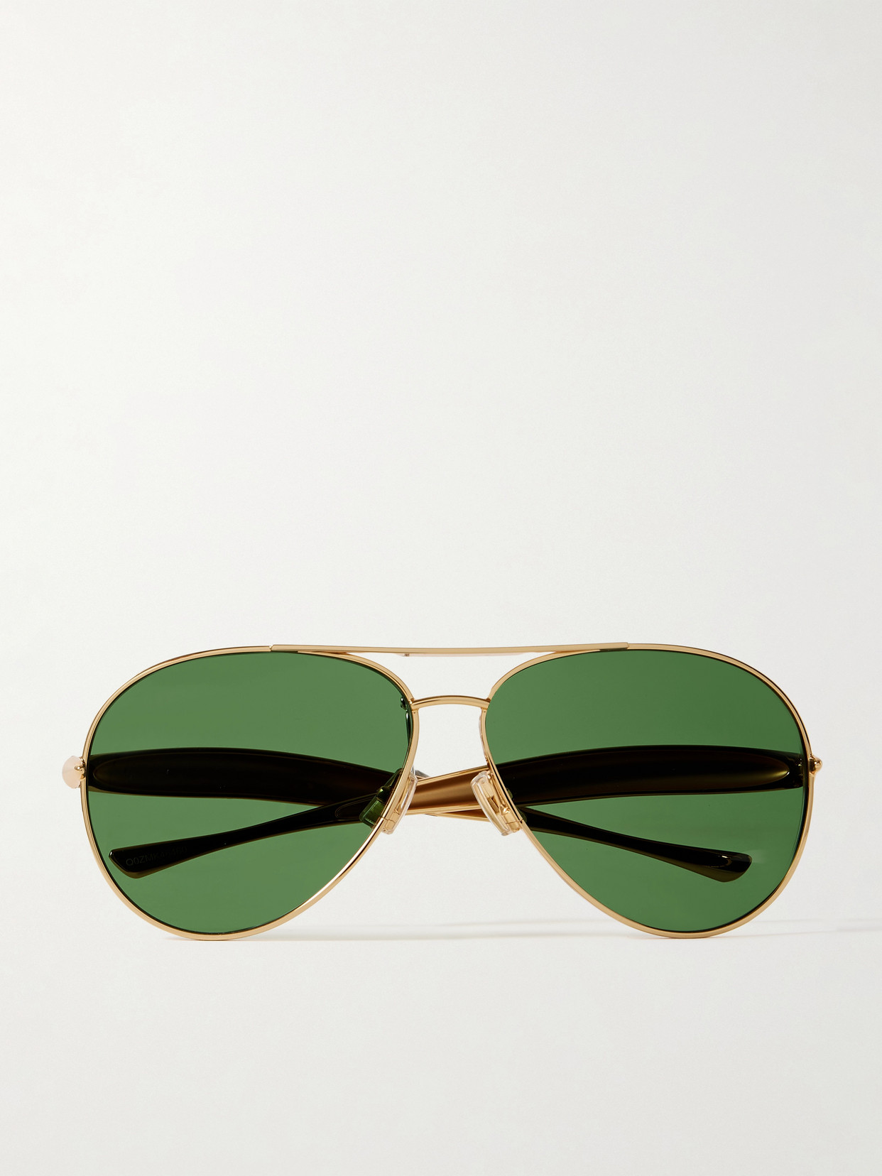 Bottega Veneta Eyewear - Sardine Aviator-style Gold-tone Sunglasses - One size