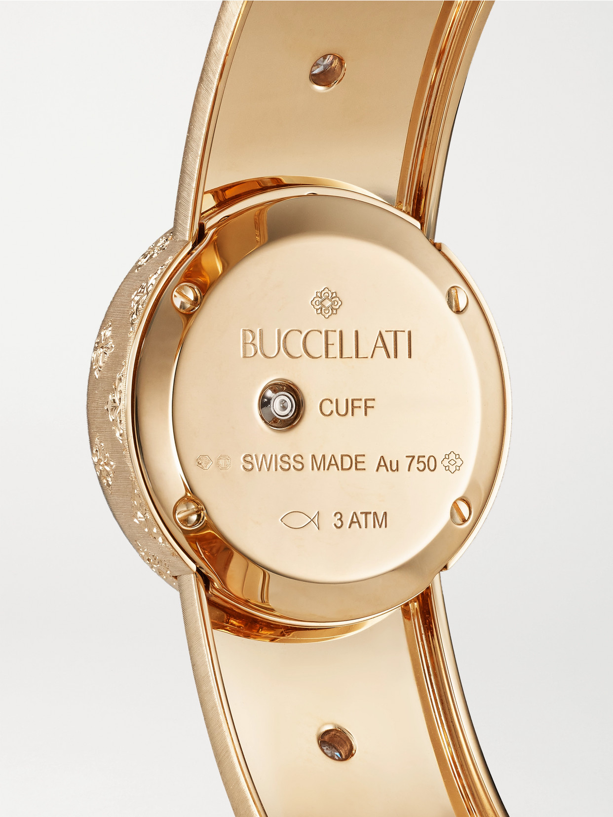 Buccellati Macri 24mm 18-karat Gold, Mother-of-pearl And Diamond Watch In Gold
