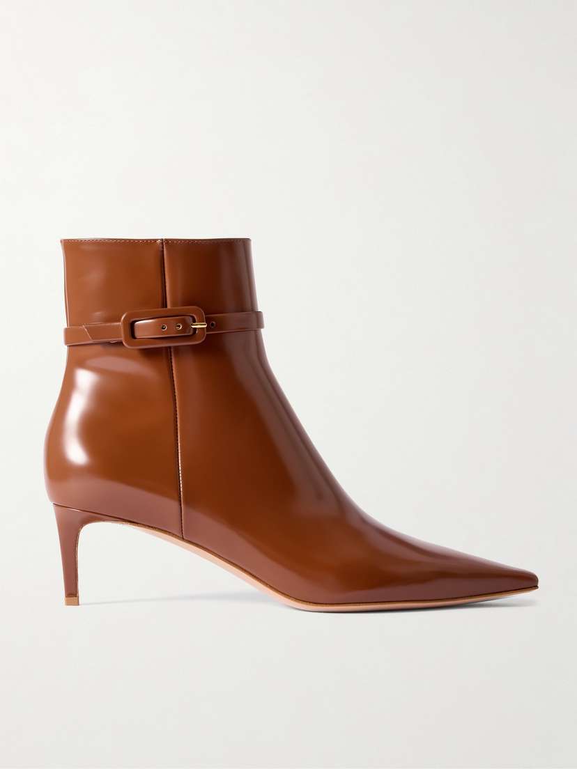 Gianvito Rossi Tokio 55 Leather Ankle Boots