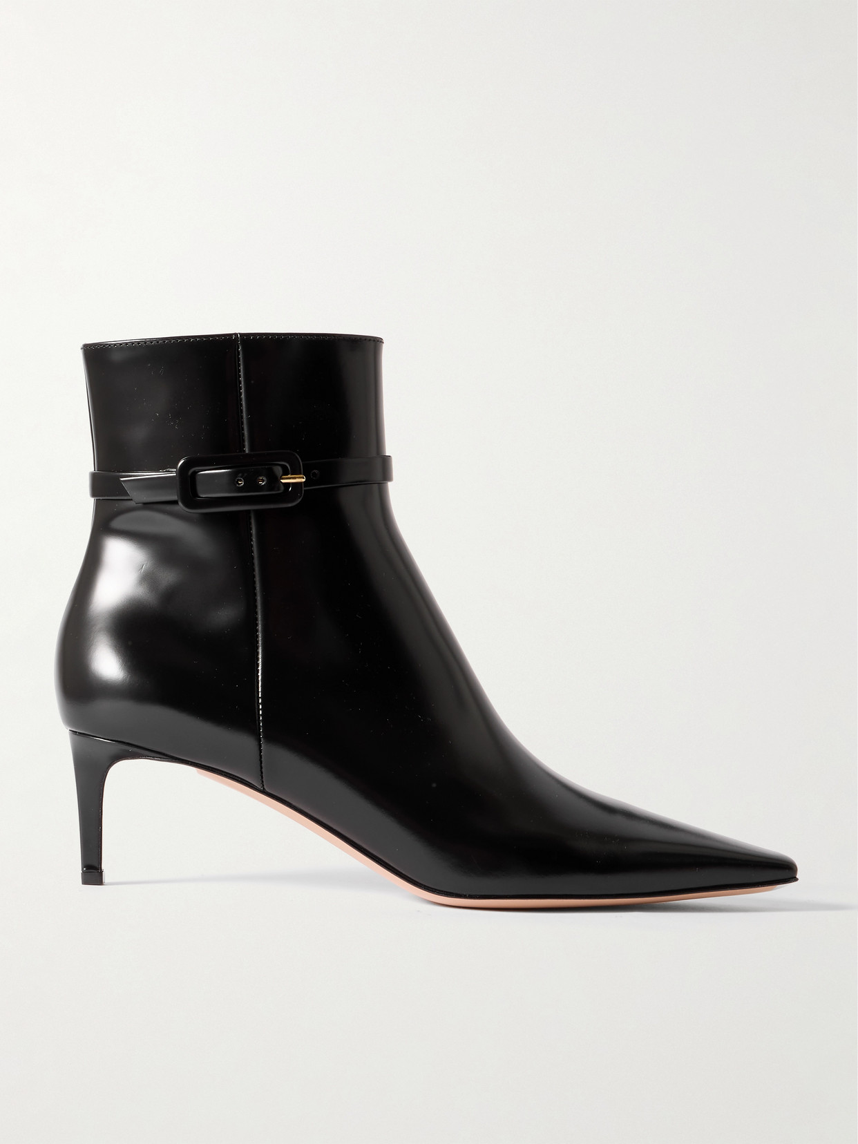 Gianvito Rossi - Tokio 55 Leather Ankle Boots - Black