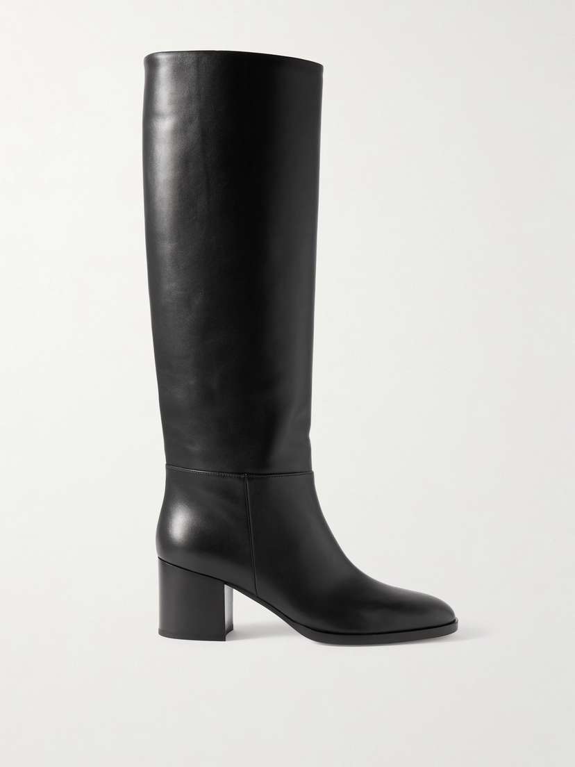 Gianvito Rossi Santiago 60 Leather Knee Boots
