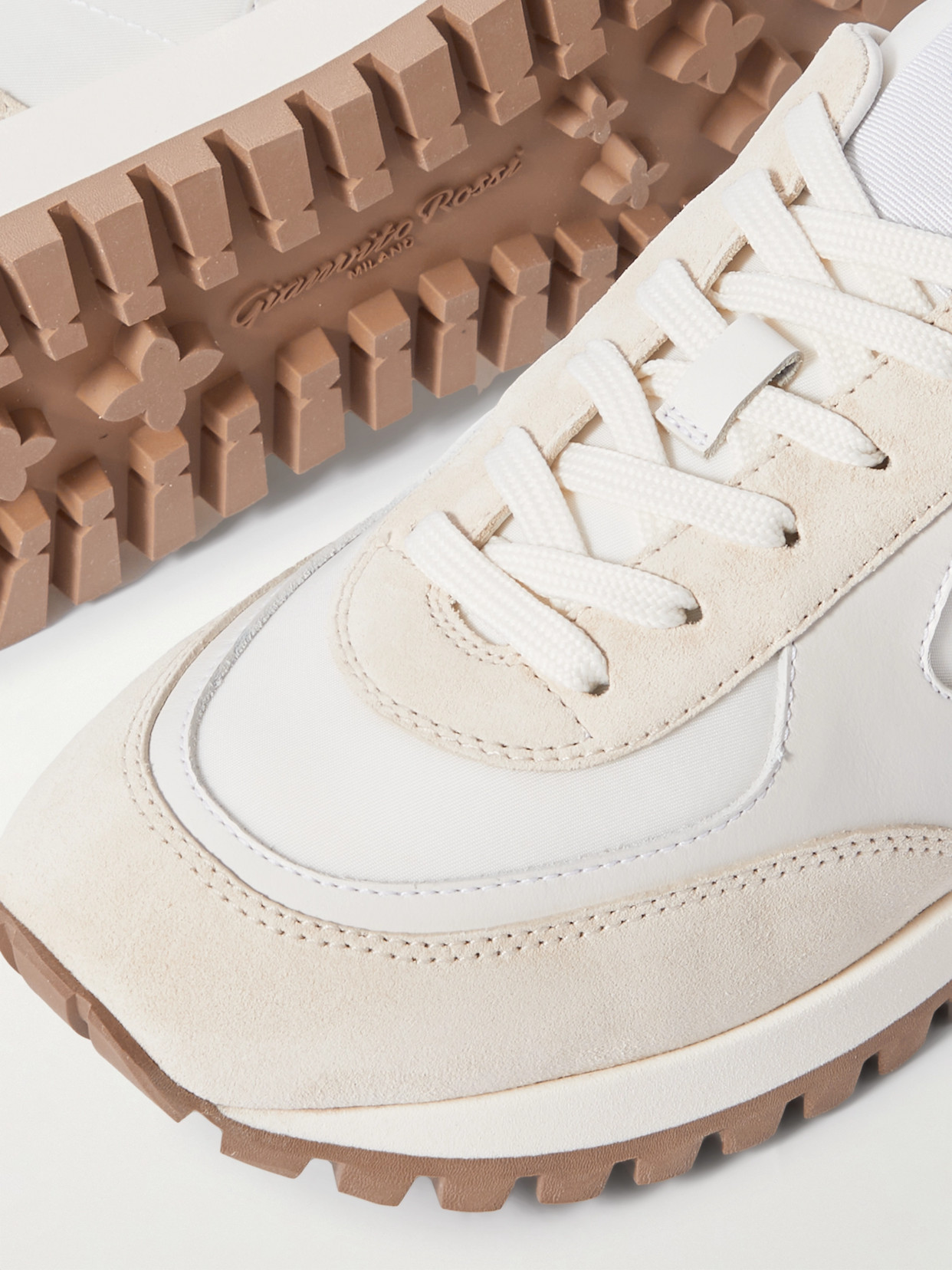 Gravel Suede, Leather And Sneakers