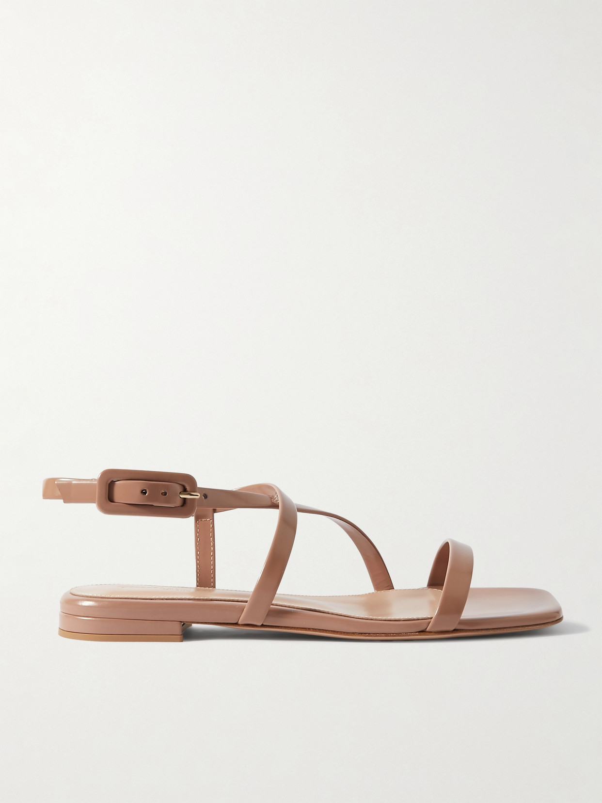 Gianvito Rossi - Tokio Leather Sandals - Neutrals