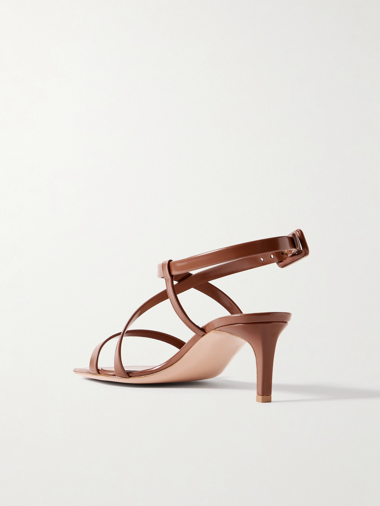 Gianvito Rossi Lindsay 55 Leather Sandals In Brown