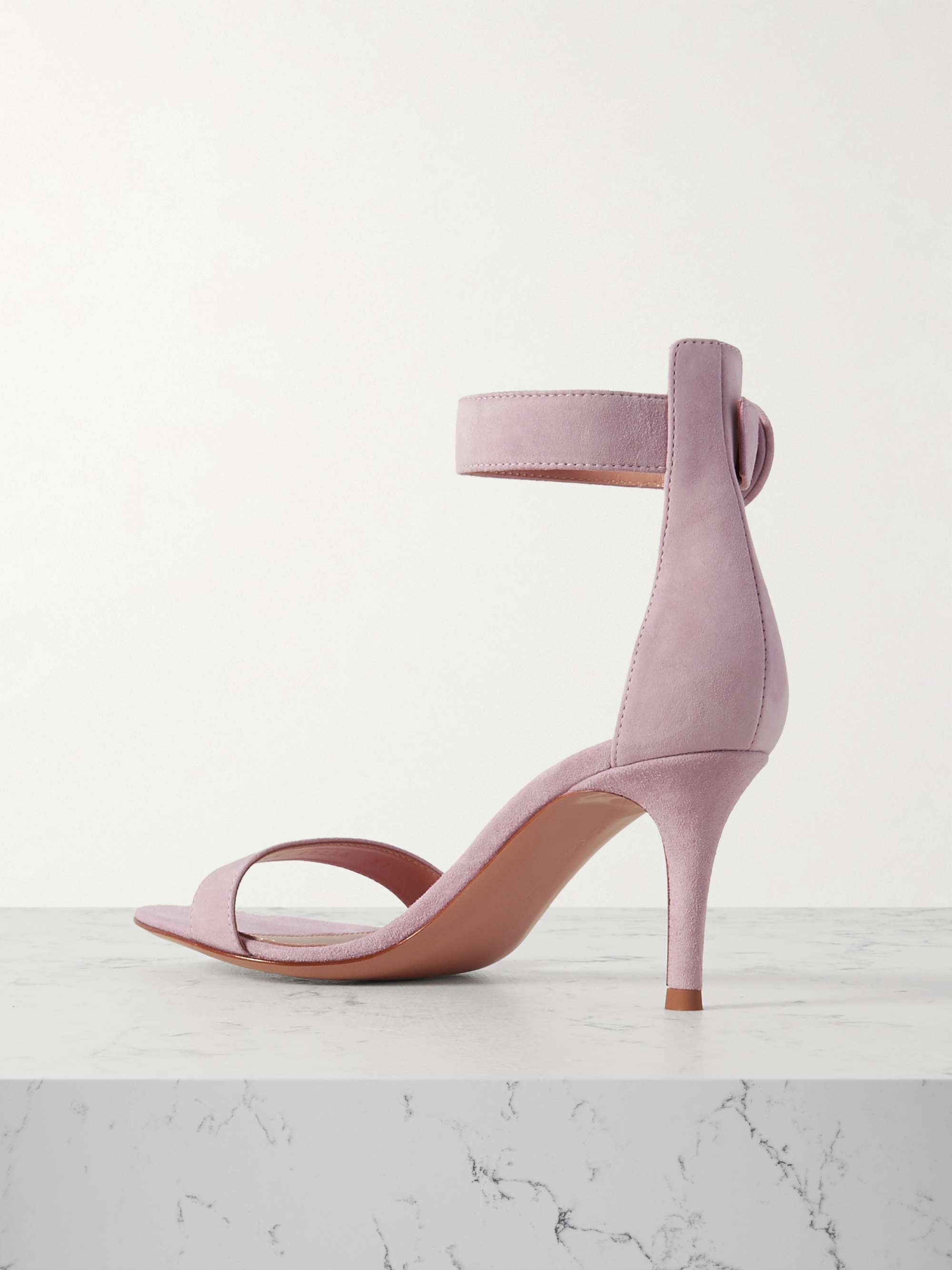 GIANVITO ROSSI Portofino 70 suede sandals