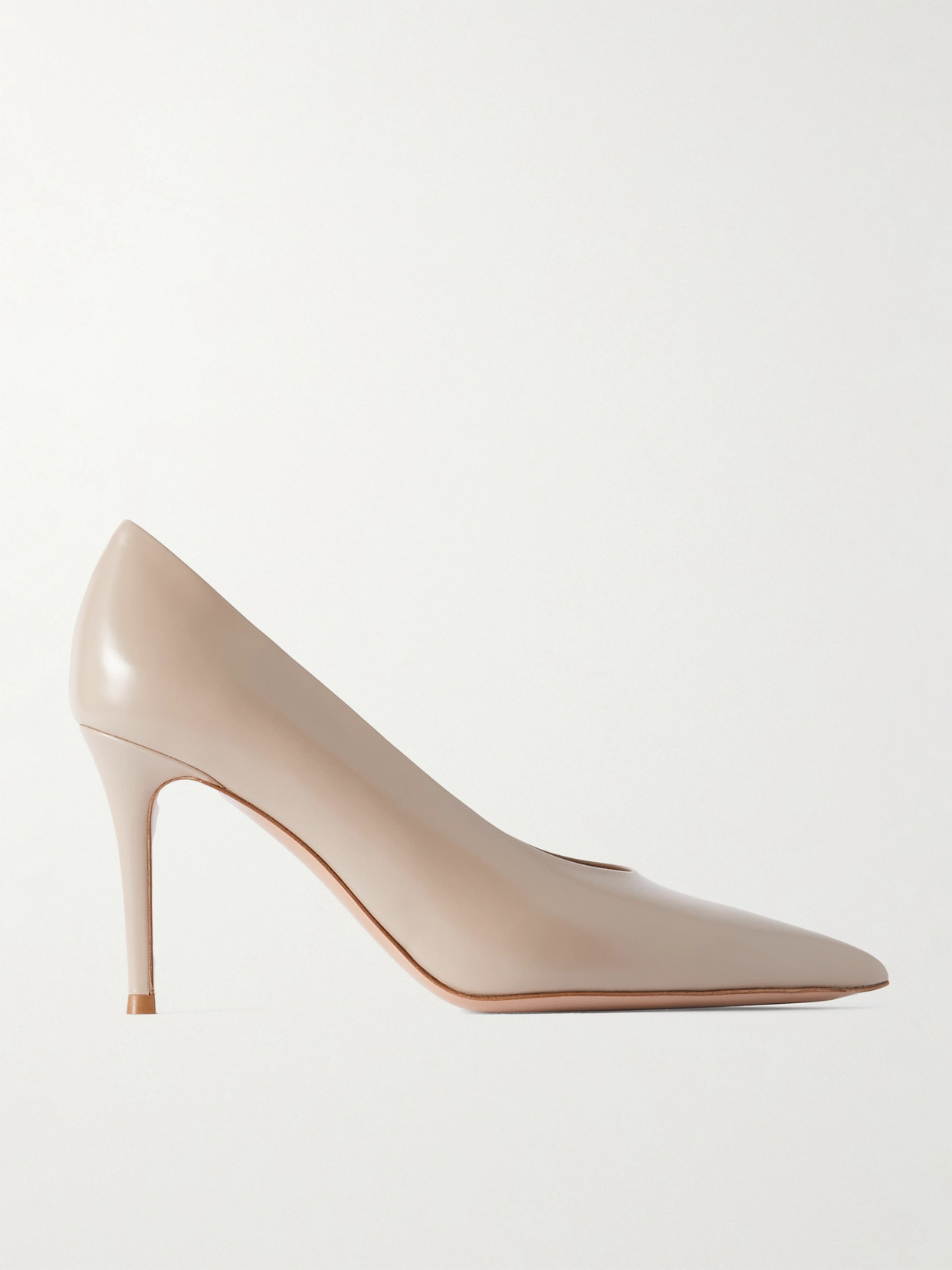 Gianvito Rossi - Tokio 85 Leather Pumps - Neutrals