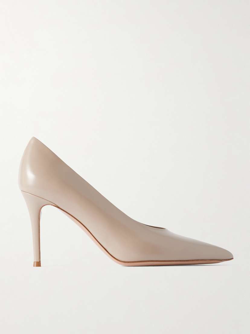 Gianvito Rossi Tokio 85 Leather Pumps