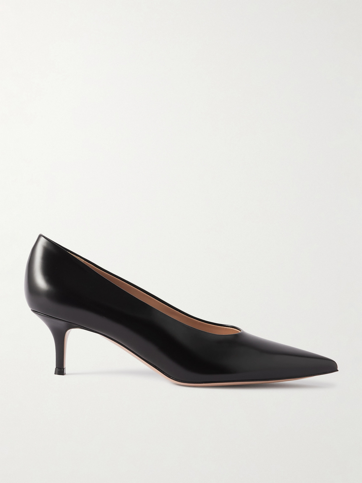 Gianvito Rossi Tokio 55 Leather Pumps In Black