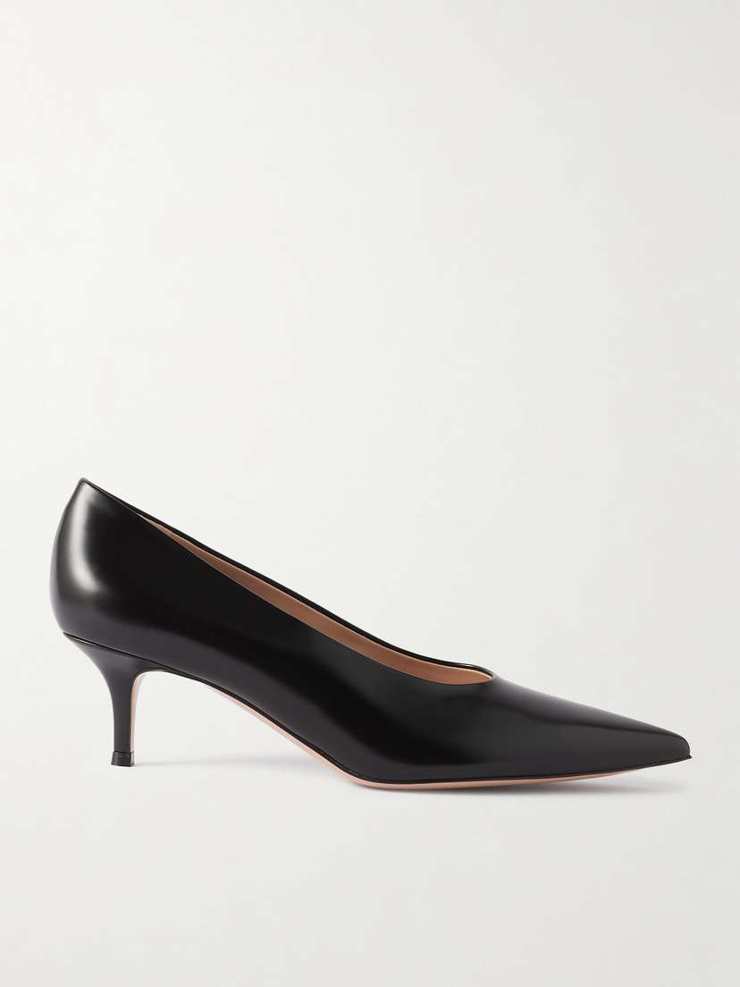 Gianvito Rossi Tokio 55 Leather Pumps