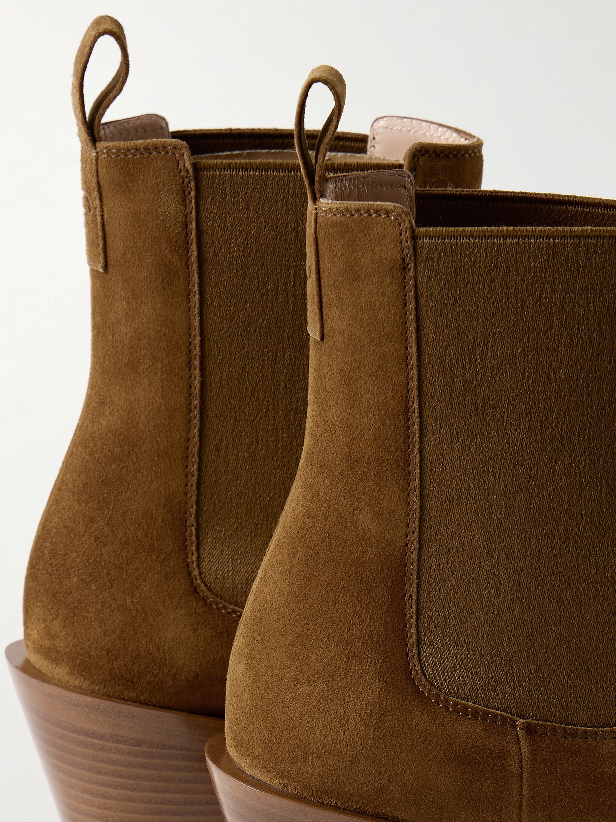Gianvito Rossi Wylie 60 Suede Chelsea Boots In Brown