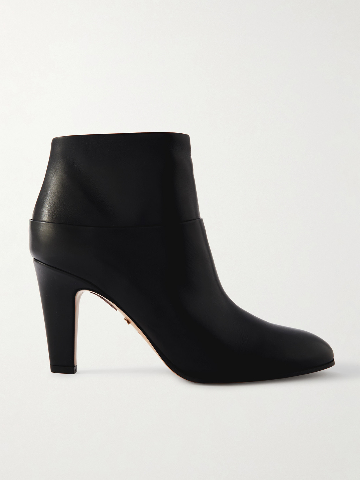 Chloé Eve Leather Ankle Boots In Black