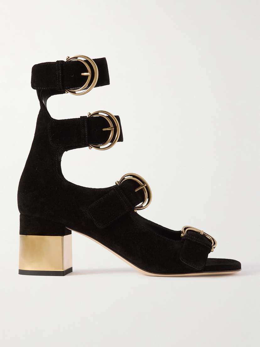 Chloé Alizè Suede Sandals - IT36