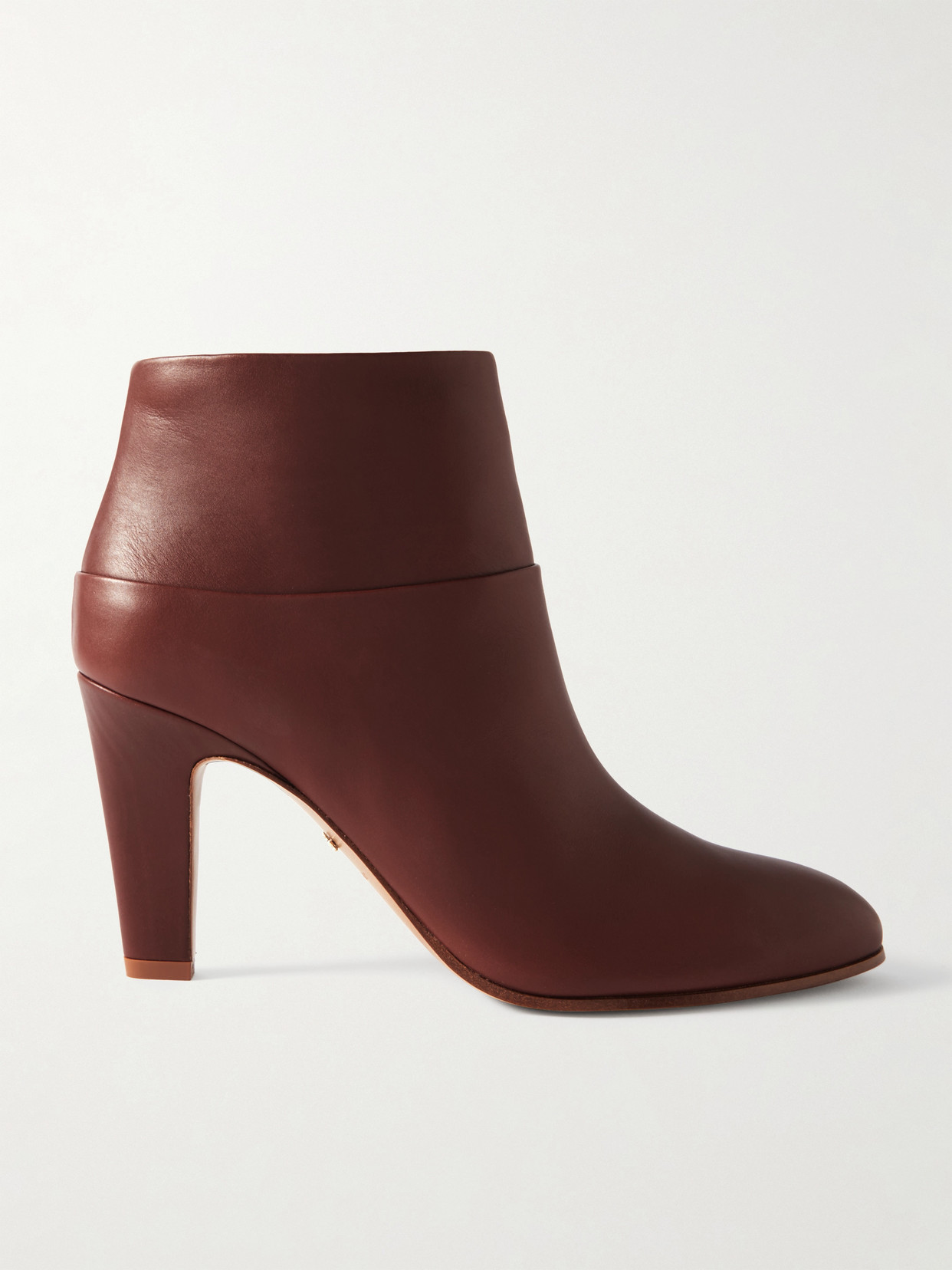 Chloé Eve Leather Ankle Boots In Brown