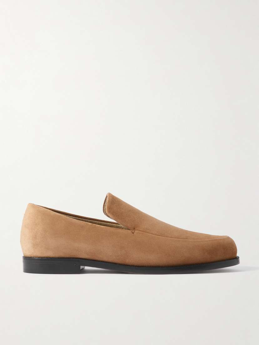 Khaite Alessio Suede Loafers