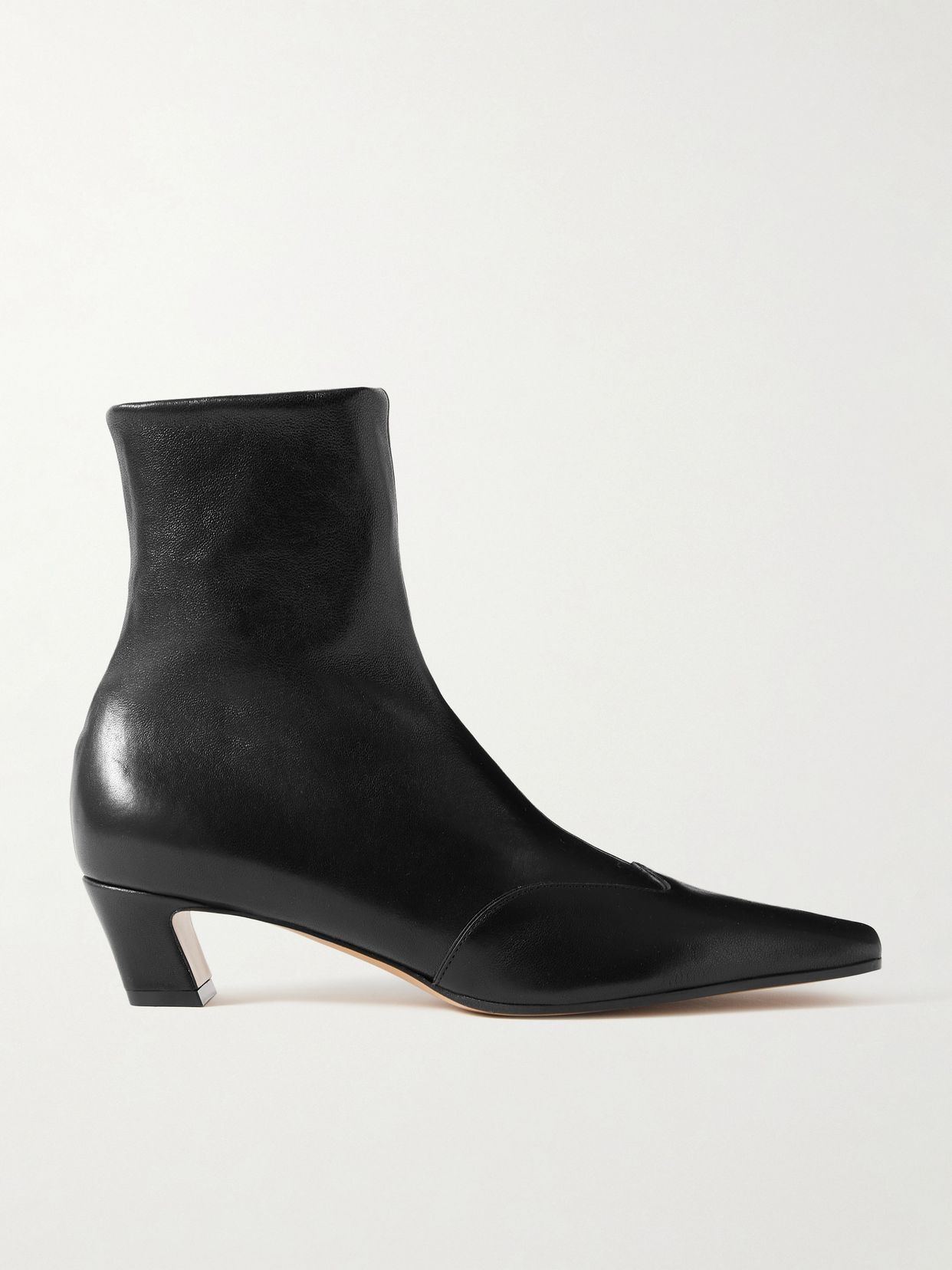 nevada leather ankle boots