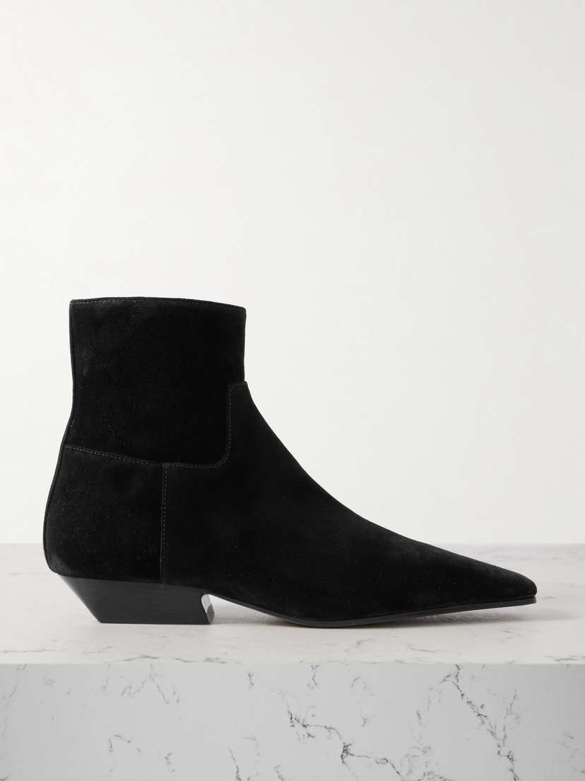 Khaite Marfa Suede Ankle Boots