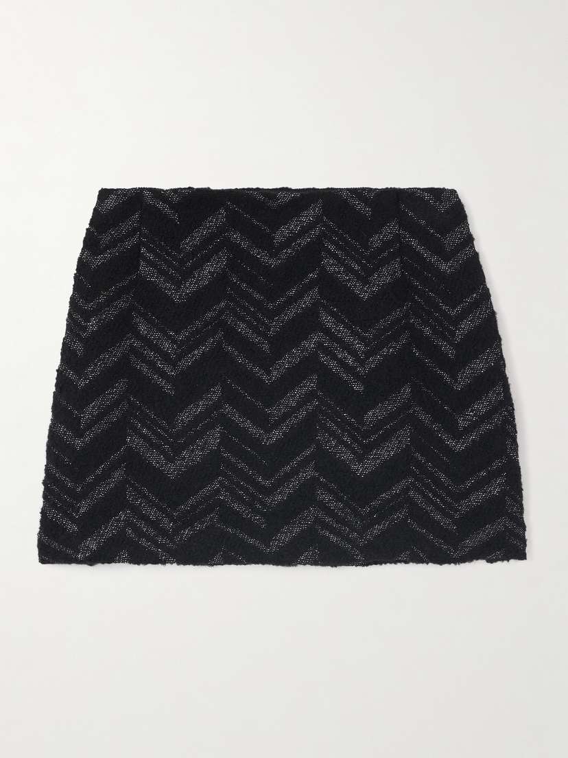 Missoni Metallic-bouclé Mini Skirt