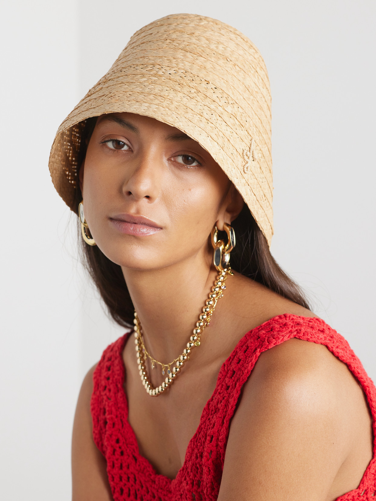 Ruslan Baginskiy Straw Bucket Hat In Unknown