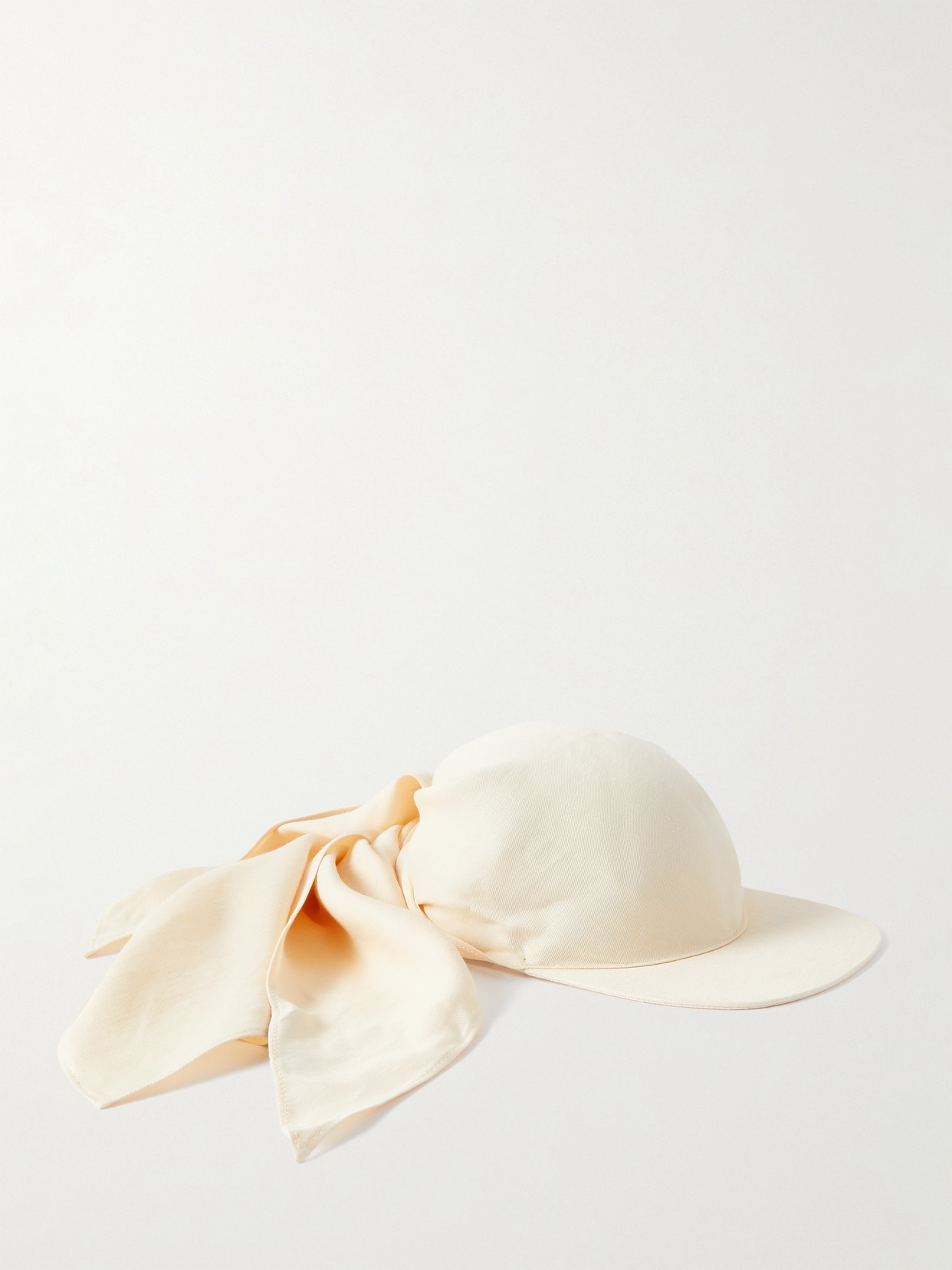 Ruslan Baginskiy - Canvas Brimmed Head Scarf - Ivory