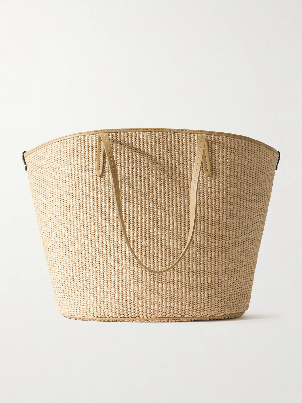 Brunello Cucinelli Raffia Effect Tote Bag In Neutrals